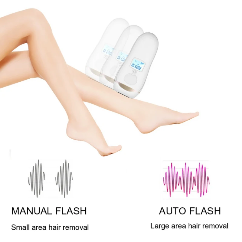 

Laser Epilator Painless Rapid Depilation Electric Hair Removal Device For Leg Hand Bikini Area