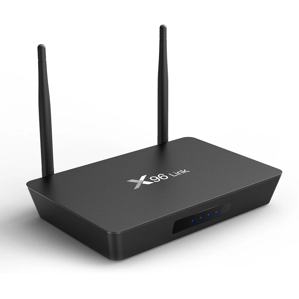 10 шт. X96 Link Android 7,1 Amlogic S905W четырехъядерный смарт-приставка DDR3 2G 16G 100M LAN 4k медиаплеер 2,4G 5G бренд Wifi тв