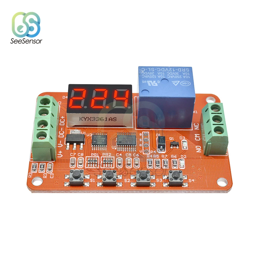 DC 5V 12V 24V DVB01 цифровой дисплей Компаратор напряжения вольтметр многофункциональный контроллер заряда/разрядки