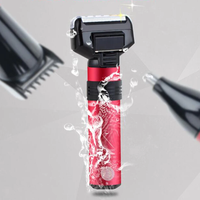 Ufree U-398 4-в-1 вращающаяся электробритва Перезаряжаемые бороды бритва электробритва для удаления волос в носу машинка для стрижки волос в форме усов Триммер Ha