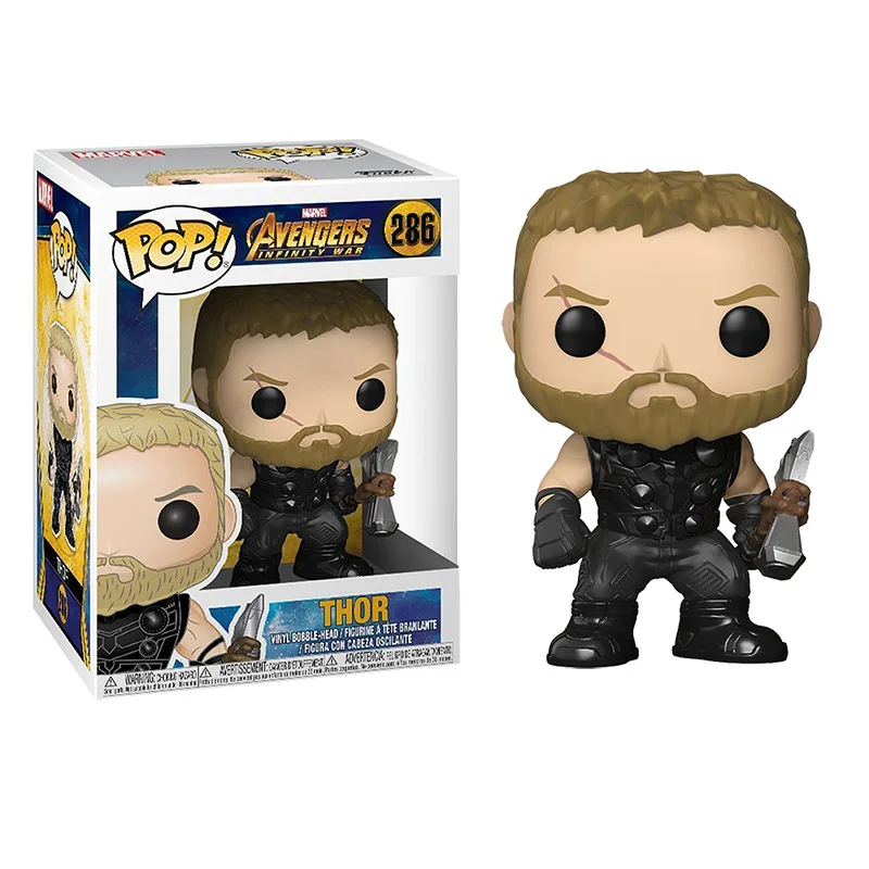 FUNKO POP новый стиль Marvel Мстители Endgame Тор виниловые фигурки Коллекция Модель игрушки для детей Рождественский подарок