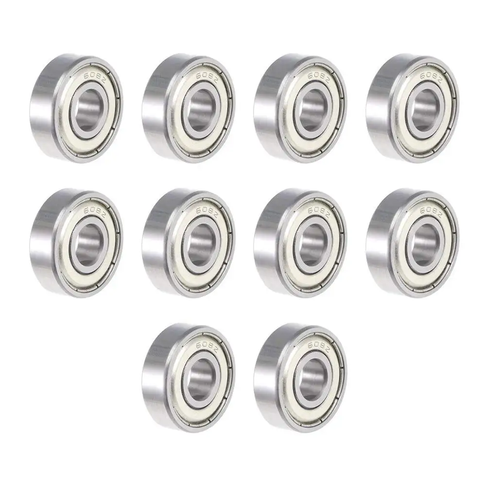 20pcs 608ZZ Deep Groove Ball Bearing 8x22x7mm Double Shielded ABEC-3 Bearings