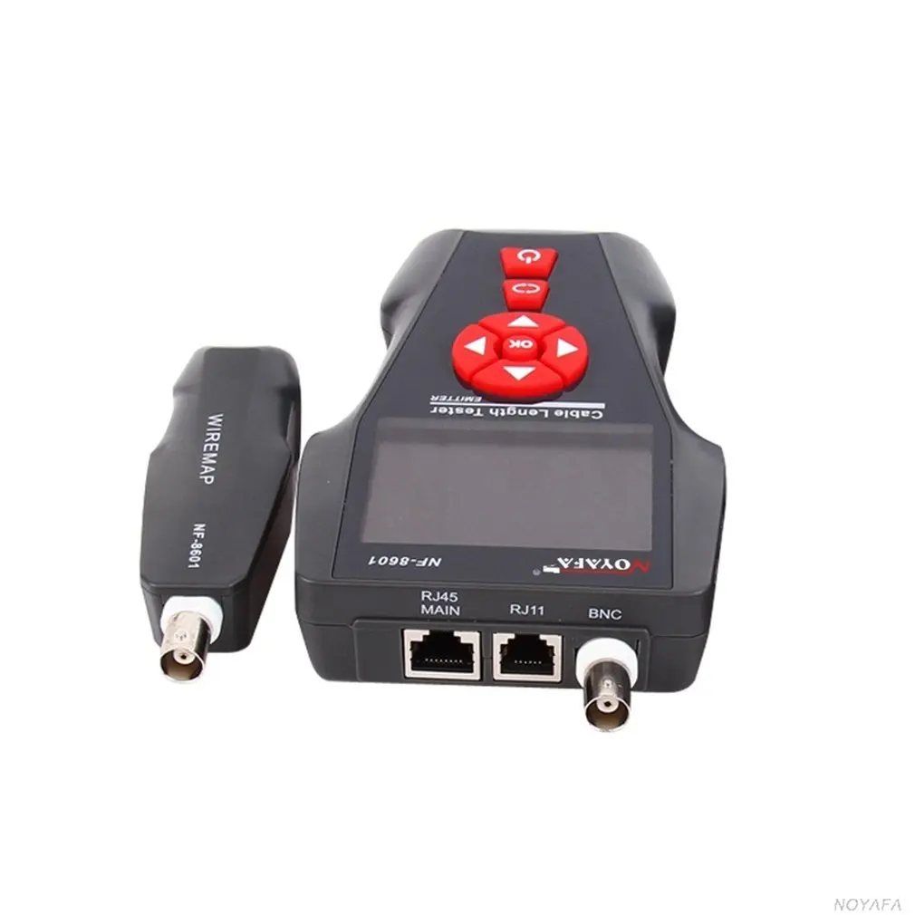 NF-8601A Профессиональный кабельный тестер/сетевой тестер PING test POE тест перекрестный тест