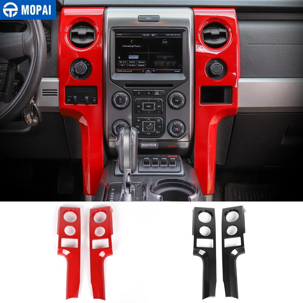 Автомобильная центральная консоль MOPAI для Ford F150 Raptor 2009-2014 ABS декоративная панель