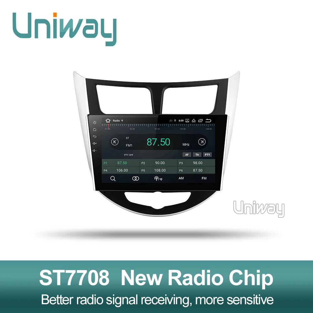 Uniway PX6 DSP 4G 2 din android 9,0 автомобильный dvd для hyundai solaris accent verna 2011 2013 автомобильный Радио gps Навигация стерео