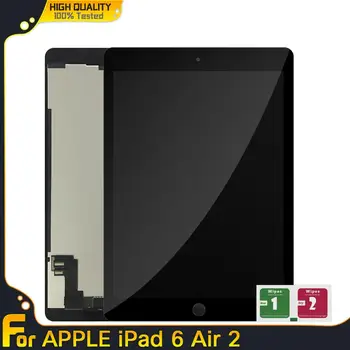 

For Apple iPad 6 Air 2 A1567 A1566 9.7'' 100% AAA+ Grade LCD Display Touch Screen Digitizer Assembly Replacement LCD