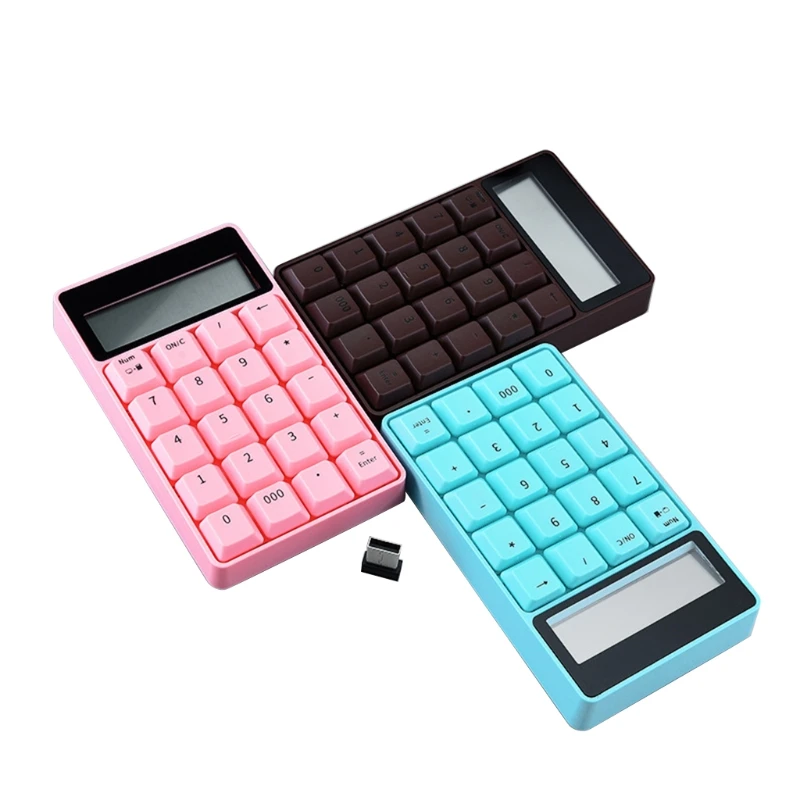 Mini Tastiera Numerica Wireless 2.4G 20 Tasti Tastiera Numerica Digitale Per Computer Portatile Windows Xp/Win7/Win8/Win10