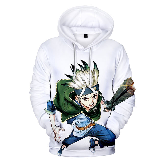 3D DR STONE THEMED HOODIE