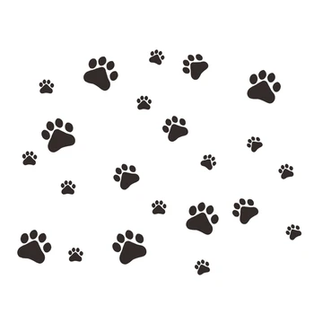 

Home Bedroom Wall Stickers Mobile Wallpaper Dog Paw Waterproof