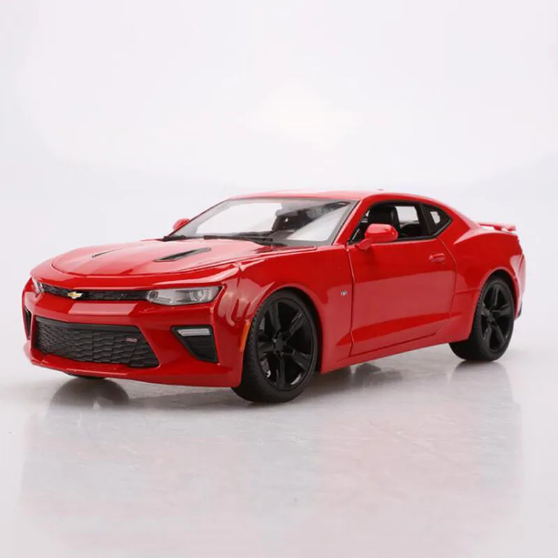 1/18 масштаб Chevrolet CAMARO литая под давлением металлическая гоночная Полицейская машина модель автомобиля игрушка для коллекционных подарков