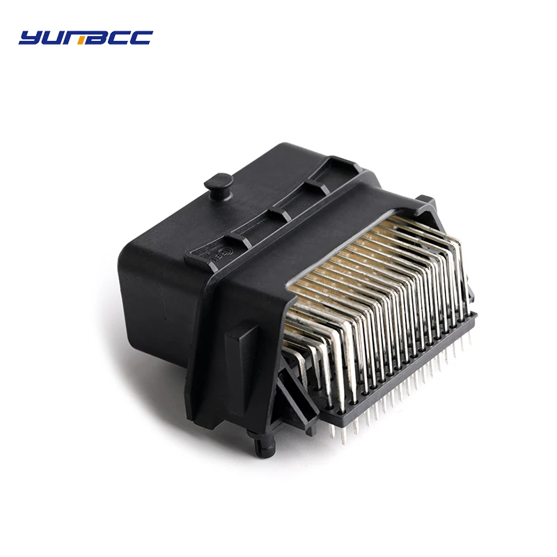 

1 set 64 pin ECU board end plug car control box needle socket plug angle socket plug 90 degrees 01971600