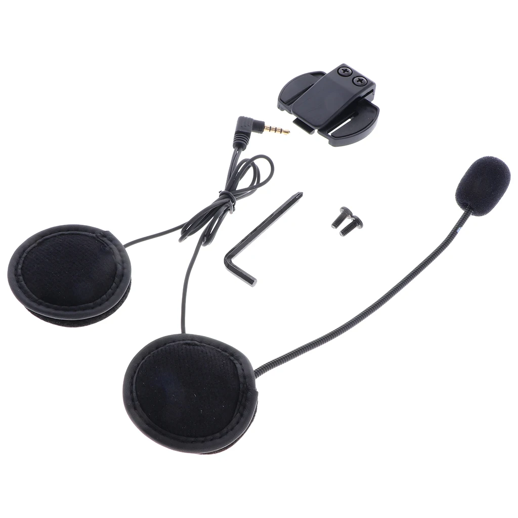 Motorcycle Intercom Bluetooth Helmet Headset, Motobike Wireless Headphone for Yeasu Vertex VX-6E VX-6R VX-7E VX-7R VX-120