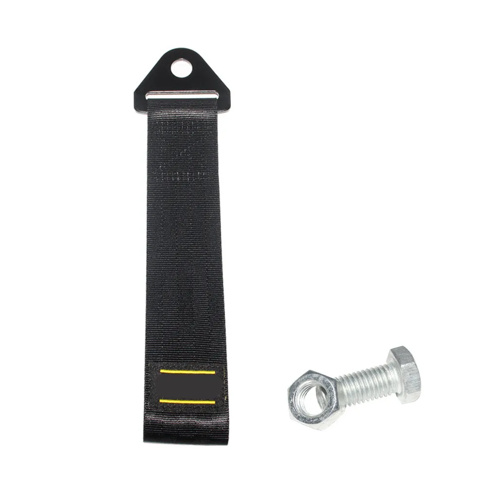 1PCS Towing Rope High Strength Nylon Trailer Tow Ropes Racing Car Universal Tow Eye Strap Tow Strap Bumper Trailer