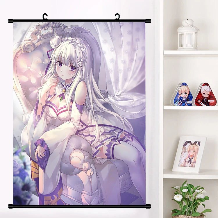 Аниме Re: zero kara hajimeru isekai seikatsu Beatrice Emilia настенный плакат коллекция домашнего декора