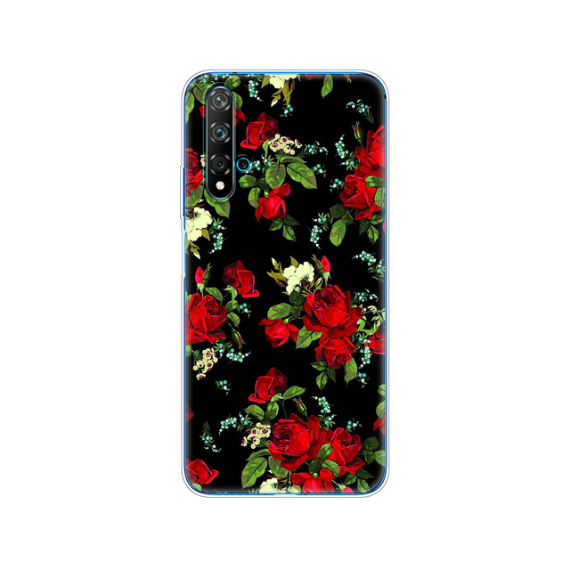 For Huawei Nova 5T Case Soft TPU Back Silicon Phone Cover For Nova5T 5 T YAL-L21 6.26'' Fundas Coque Bumper Skin shockproof