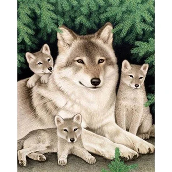 

Full Drill 5D DIY Diamond Painting Classic Texture Delicate Creative Chic Two Horses Embroidery Cross Stitch Home Decor