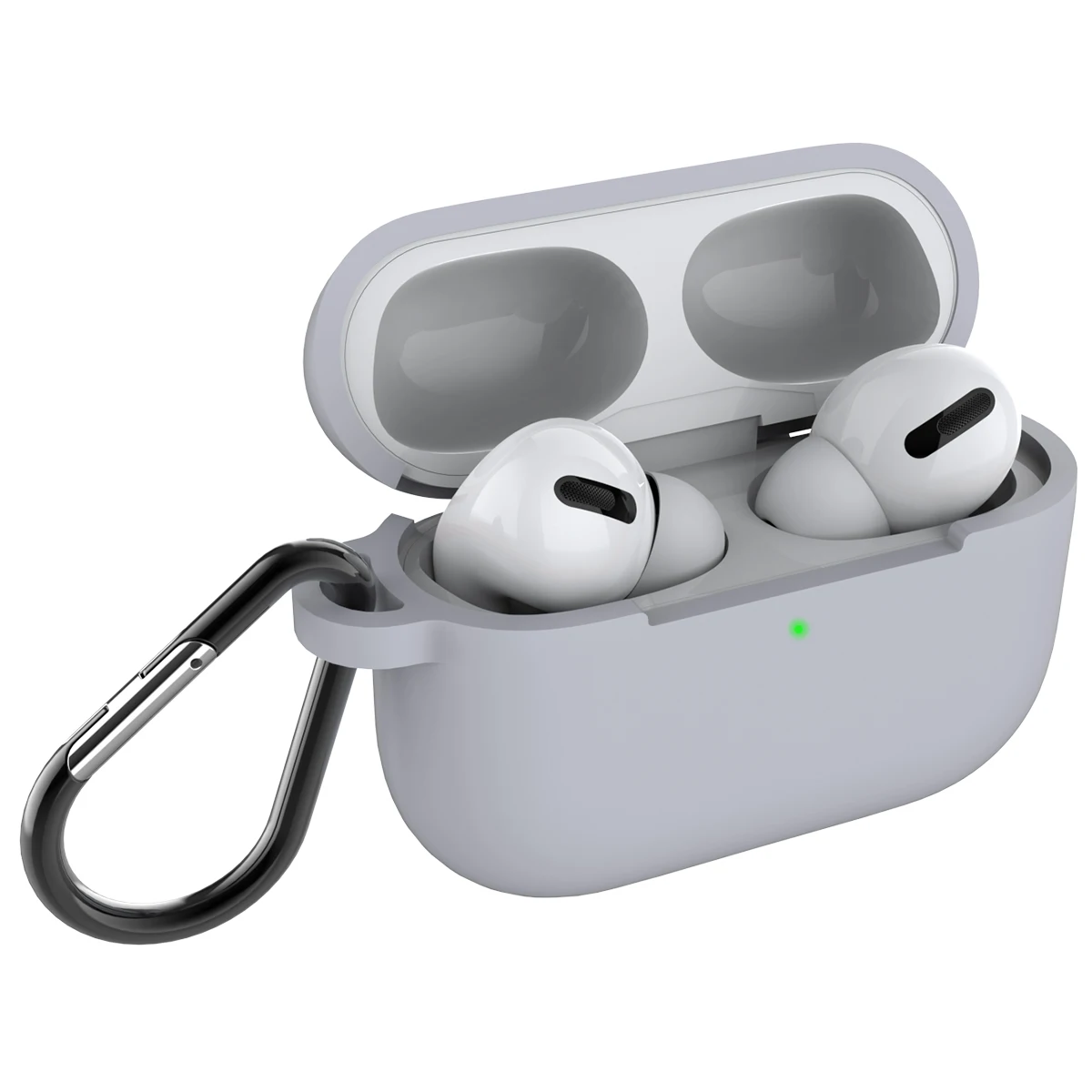 Чехол для Apple AirPods Pro беспроводной Bluetooth футляр для наушников тонкий силиконовый Air Pods Pro противоударный чехол с брелоком - Цвет: 2