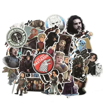 

12sets Game of Thrones 61pcs/set pasters fans decals scrapbooking diy stickers decoration phone waterproof cartoon accessories