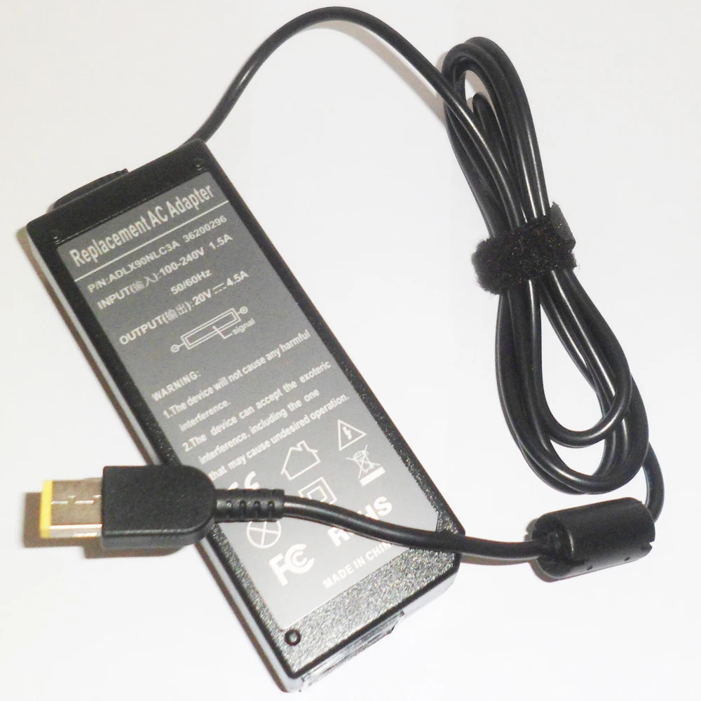 Adaptador de Alimentação Carregador de Bateria para Lenovo Novo Cabo Adlx90nlc3a Pa-1900-72 0b46996 0b46997 45n0240 45n0242 20v 4.5a 90w ac - Imagem 3