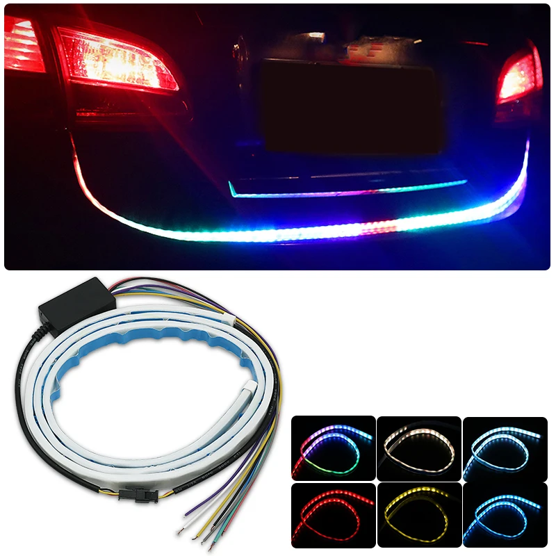 

Car LED Strip Turn Signal Light Trunk Luggage Lights For VW Polo Passat B6 B7 CC Golf 5 6 7 GTI Tiguan Jetta MK4 MK5 MK6 Beetle