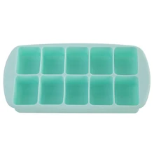 Силиконовый Лоток Для Льда без бисфенола, гибкая форма для детского питания, конфет, шоколада, 10 полости, кухонный инструмент