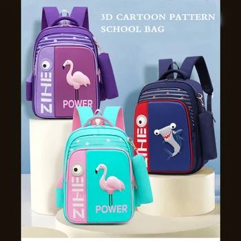 

waterproof children school bags boys girls orthopedic backpacks kids school bag primary 3D cartoon school backpacks sac enfant