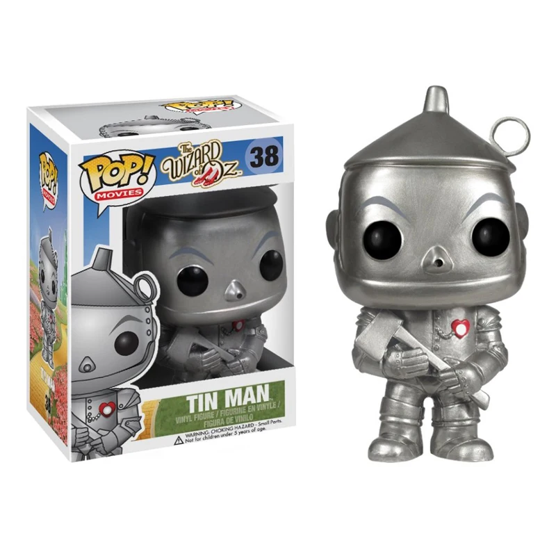 FUNKO POP The Wizard of OZ Tin Man 38 # виниловые фигурки brinquedos Коллекционная модель игрушки для