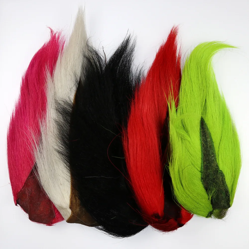 New Fishing Good Bucktail Fish Soft Lure Colour Bucktail Hair Fly Tying Materials Leurre Souple Diy Tackle Baits Artificial Bait