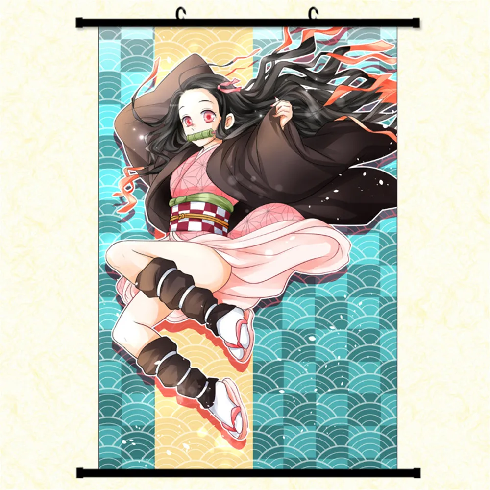 Demon Slayer фигурка аниме Kimetsu no Yaiba Kamado Tanjirou Kamado Nezuko постер фигурка для мальчиков и девочек домашний декор Figma подарок