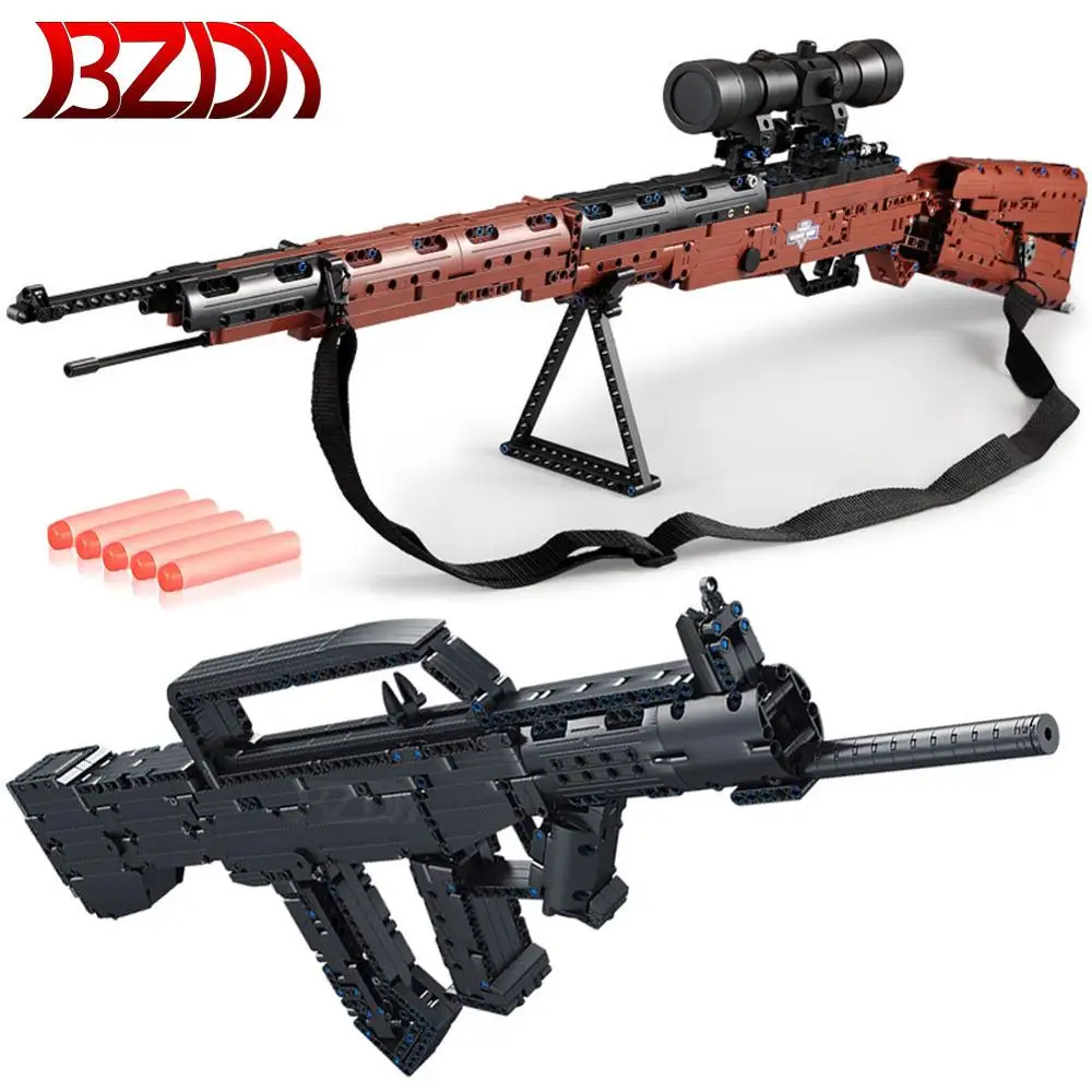 Машина для стрельбы BZDA Kar98k Mauser 95 автоматическая пусковая винтовка строительные