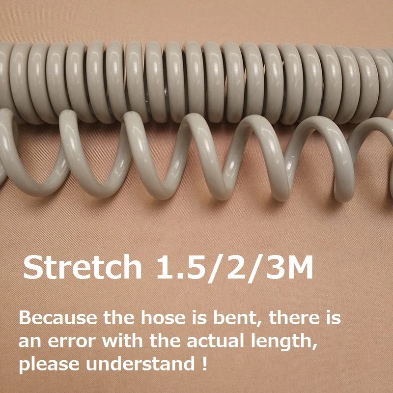 Shower Pipe Telephone line Toilet Bidet Hose PU Bathroom Spring Flexible Show Hose 1.5m/2m/3m For Toilet Bidet Spray plumbing hose water pipe shower hose plumbing supply hose