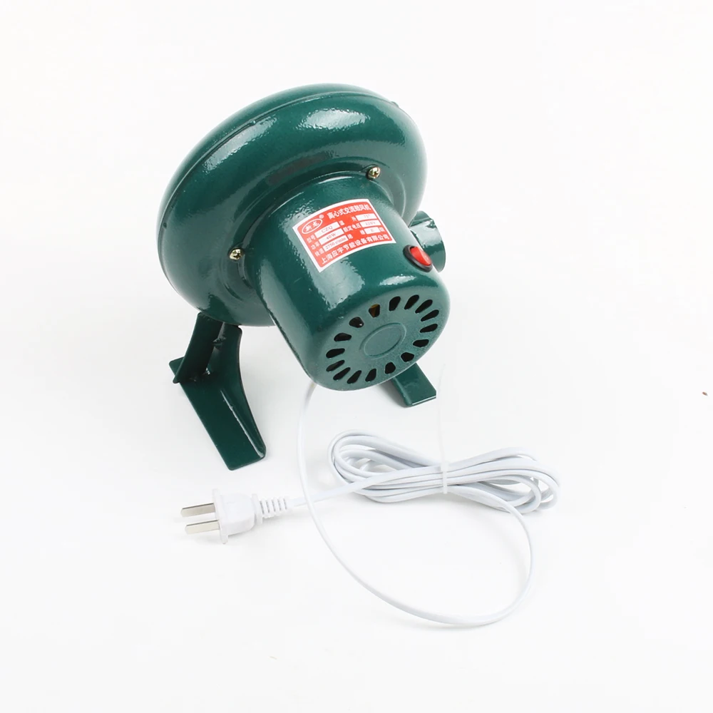 220V~240V household blower Iron Barbecue blower Small centrifugal blower 30W 40W 60W 80W EU US Plug adapter Green for barbecue