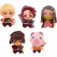 Boneco de pelúcia de anime, 15 cm, boneco de pelúcia macia para fãs de anime, presente para crianças, boneco artesanal de natal para crianças