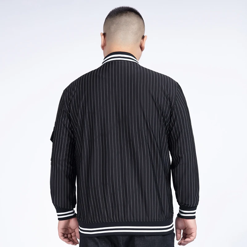 8XL 7XL бейсбольная куртка мужская Весенняя Осенняя Повседневная однотонная Модная приталенная куртка-бомбер на молнии мужская верхняя одежда мужская Тонкая куртка-пилот