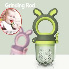 Mordedor de silicona sin BPA para comida fresca de bebé, chupetes, alimentador para recién nacido, contenedor de alimentación diaria seguro para frutas, botellas para chupete