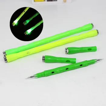 

Bicolor Rotating Gaming Gel Pens Flash Spinning Pen Colorful Available At Both Ends Pens and Pencils Kids Gift Toy with Light