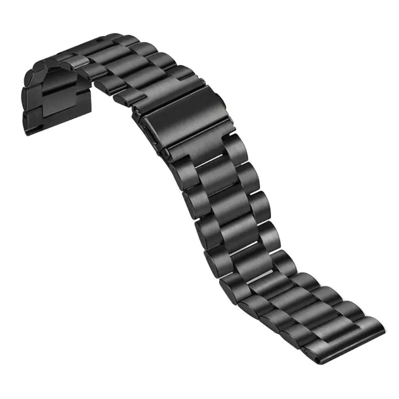 22 мм ремешок из нержавеющей стали с двойной пряжкой быстрый релиз наручный ремешок для Huami GTR 47 мм Смарт часы браслет аксессуары
