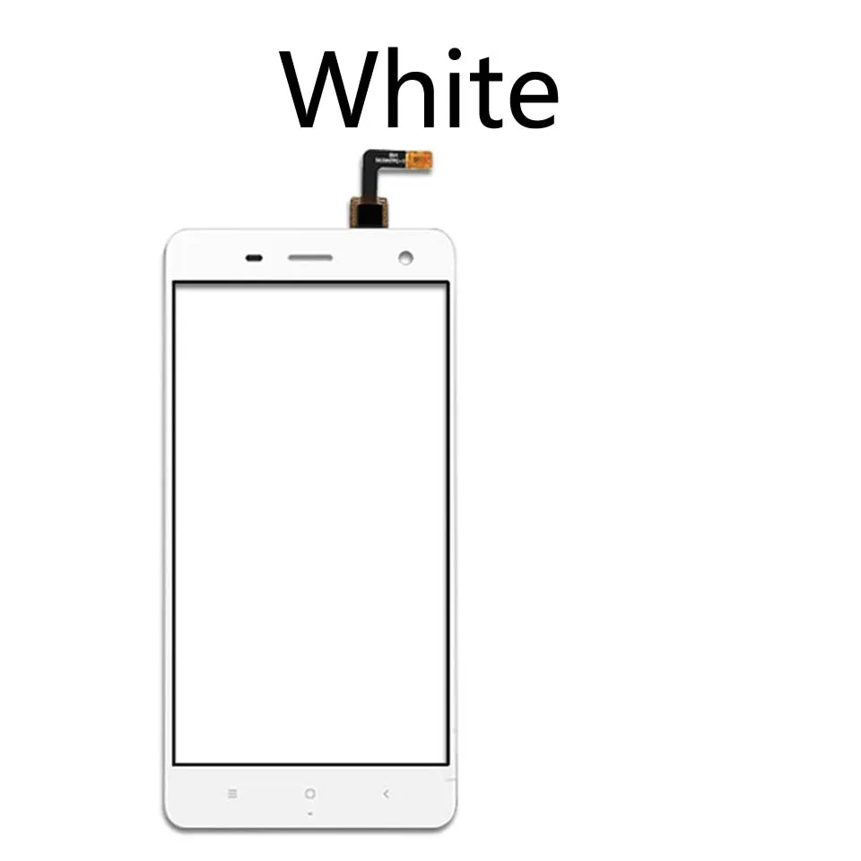 White-No tool 5," сенсорный экран для Xiao mi 4 mi 4 M4 Сенсорная панель Сенсорный ЖК-дисплей стеклянная линза Панель дигитайзер Запасные части - Цвет: White-No tool