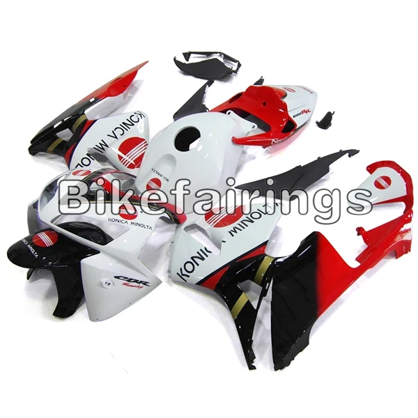 Полный ABS Инжекционный обтекатель для Honda CBR600RR F5 2005 2006 05 06 CBR600F5 кузов белый черный и красный Понижающие обтекатели для мотоцикла