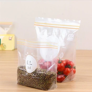 

Food Preservation Bag Thickened Sealed Food Packaging Bag Household Split Double Rib Food Sealed Storage Bag