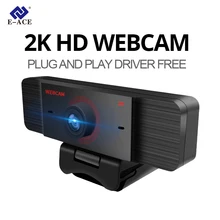 Web Cam Webcam Em Full Hd 2K Web Câmera Webcam Usb Camera Webcam Câmera Web com Microfone Para Pc Usb Câmera Web Para Computador