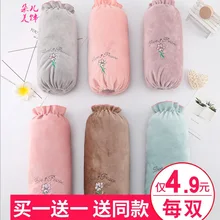 Корейский стиль, женские милые манжеты, длинные, для взрослых, мужские, для офиса, для студентов, рука, рукав, голова, плюш, осень и зима, нарукавник