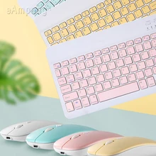 

Support Bluetooth Keyboard For Lenovo Tab M10 HD Plus P11 Pro Arabic Hebrew Spanish Russian Portuguese Korean Keyboard Mouse