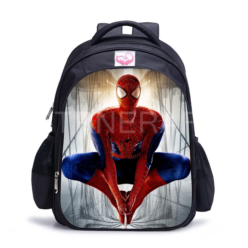 Cartoon Spiderman Backpacks 3D Cartoon double School Bag Unisex Kindergarten Student Boys Girls Outdoor Travel Mochilas