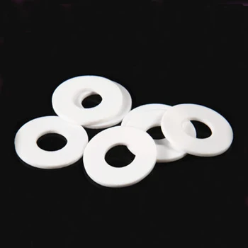

M8 M10 PTFE Flat Washer Flange Gasket Spacer Sealing Washers For Pressure Gage White