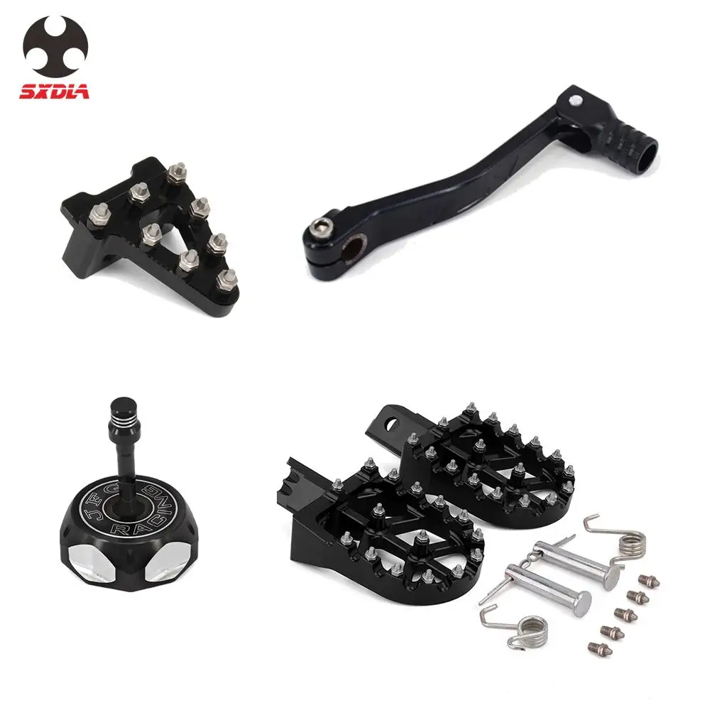 Foot Peg Rests Footpeg Brake Pedal Step Tip Shifter Shift Lever Gas Fuel Tank Cap Cover For HONDA CRF50 XR50 KAYO SDG SSR Xmotor