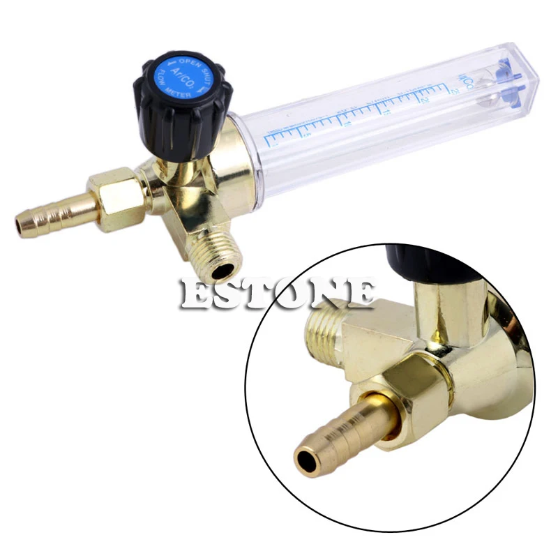

1 / 4PT 0.15 MPA 7mm AR Barb / CO2 Argon Gas Flow Meter Weld Welding Regulator