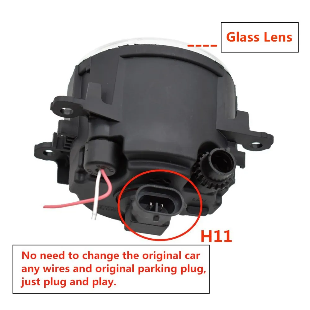 Skup 2x (lewy + prawy) anioł oczu światła przeciwmgielne LED światła białe dla Renault SCENIC 2 2003 2015 dla Koleos HY zamknięty Off Road pojazdu 08 15