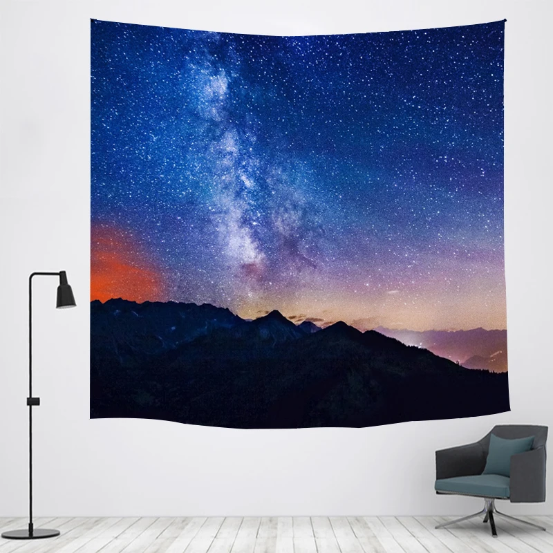Лес и звезды стены Ttapestry висячие украшения богемный пляжный коврик дом Декор общежития МАНДАЛА ГОБЕЛЕН колдовство хиппи