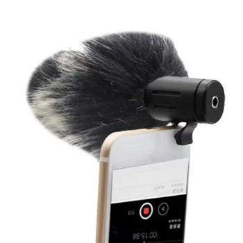 

MIC-06 Microphone 3.5mm Condenser Phone Video Camera Interview Mic Micphone For iPhone Samsung Xiaomi